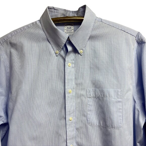 Brooks Brothers 1818 Supima Cotton Micro Check Original Polo Shirt - Picture 6 of 9
